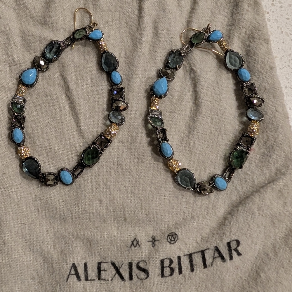 Alexis Bittar Large Hoop Earrings